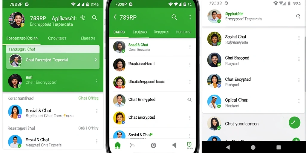 Screenshot 789RP menampilkan antarmuka chat yang mudah digunakan.