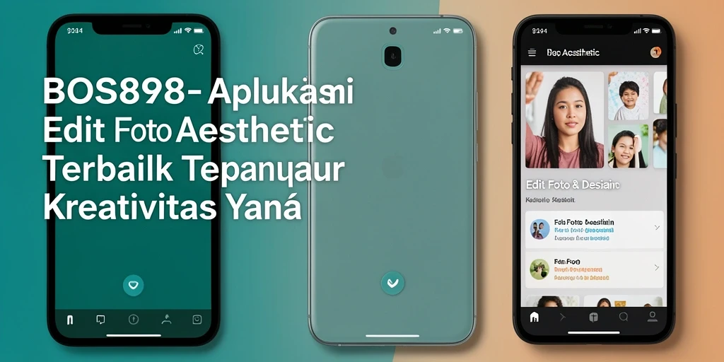 Tampilan antarmuka aplikasi BOS898 untuk Edit Foto Aesthetic yang menarik.