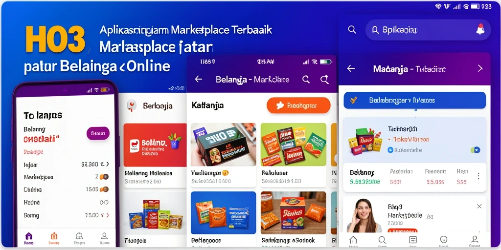 Antarmuka aplikasi HO3 yang menarik dan fungsional.