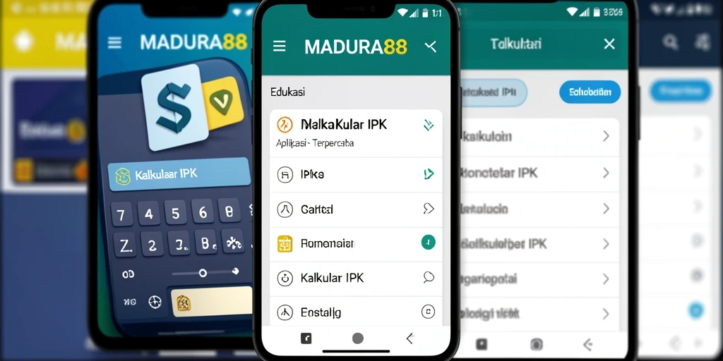 Tampilan antarmuka MADURA88 yang sederhana dan mudah digunakan.