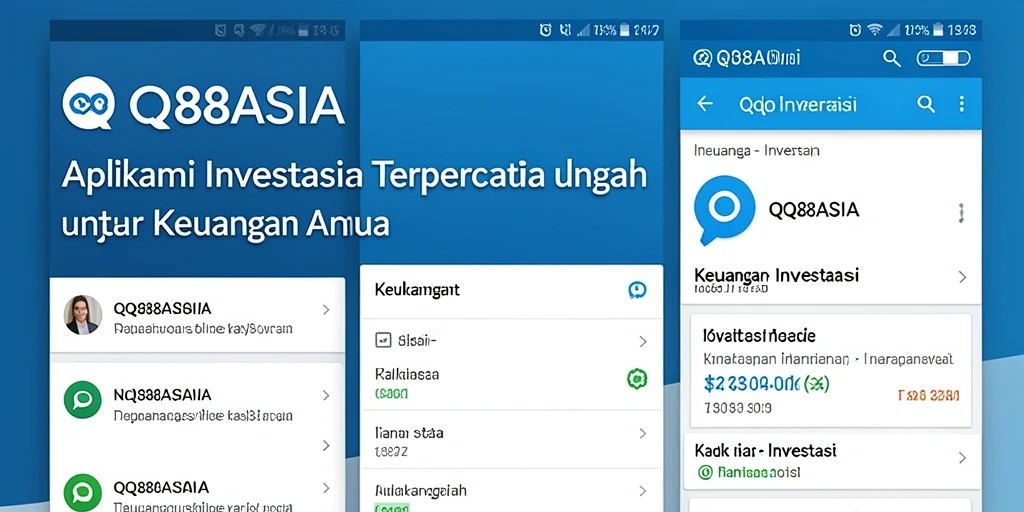 Antarmuka pengguna <strong>QQ88ASIA</strong> yang menarik dan mudah digunakan untuk investasi.