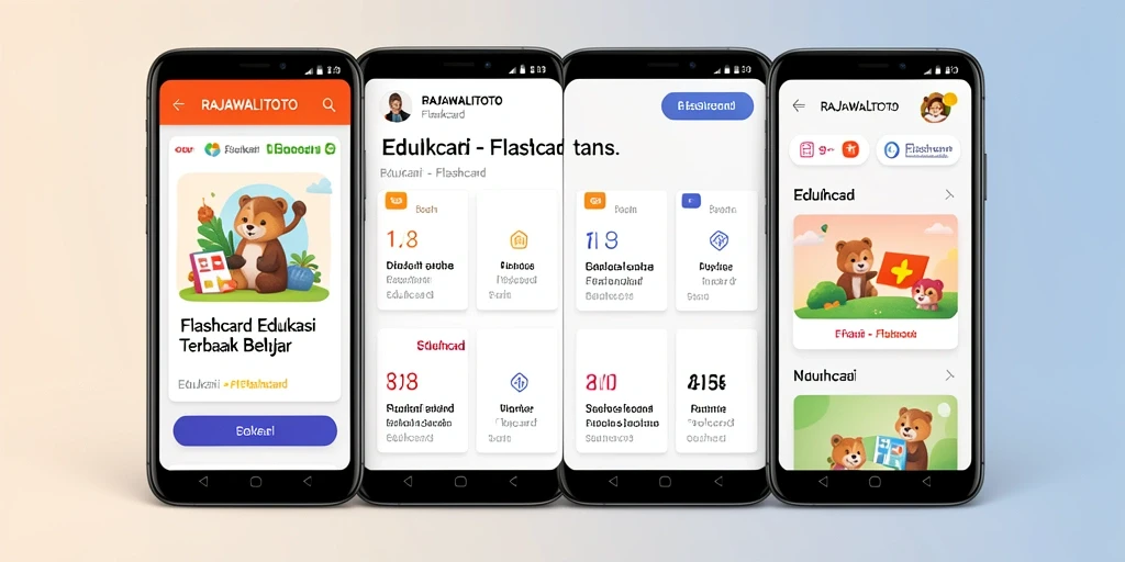 Screenshot utama RAJAWALITOTO menampilkan antarmuka flashcard yang interaktif.