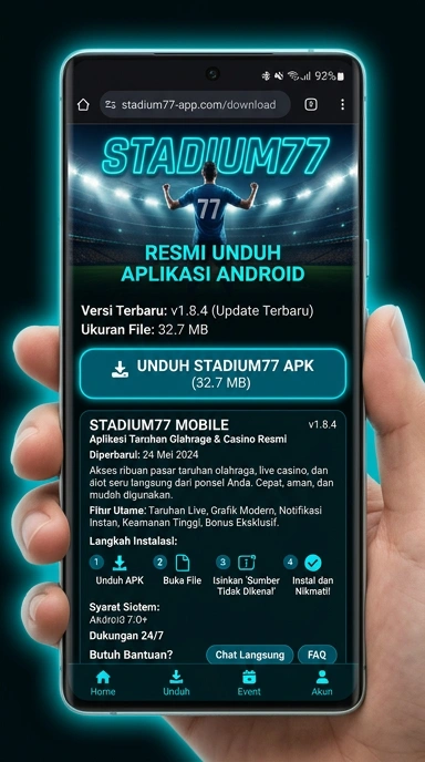 Download dan Instal APK stadium77 untuk Android Anda