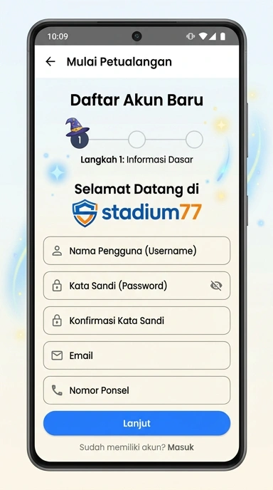 Daftar Akun Baru stadium77 Dengan Mudah dan Cepat